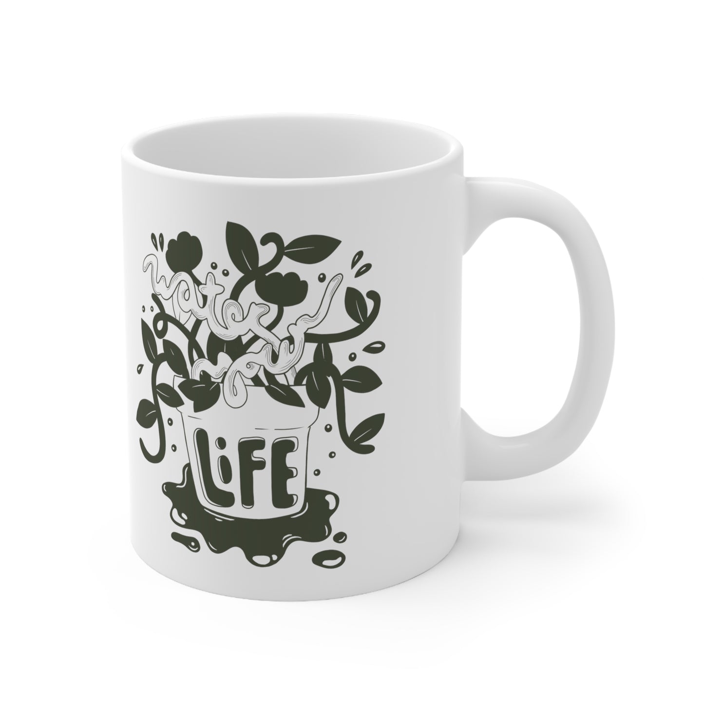 Water Your Life Ceramic Mug 11oz